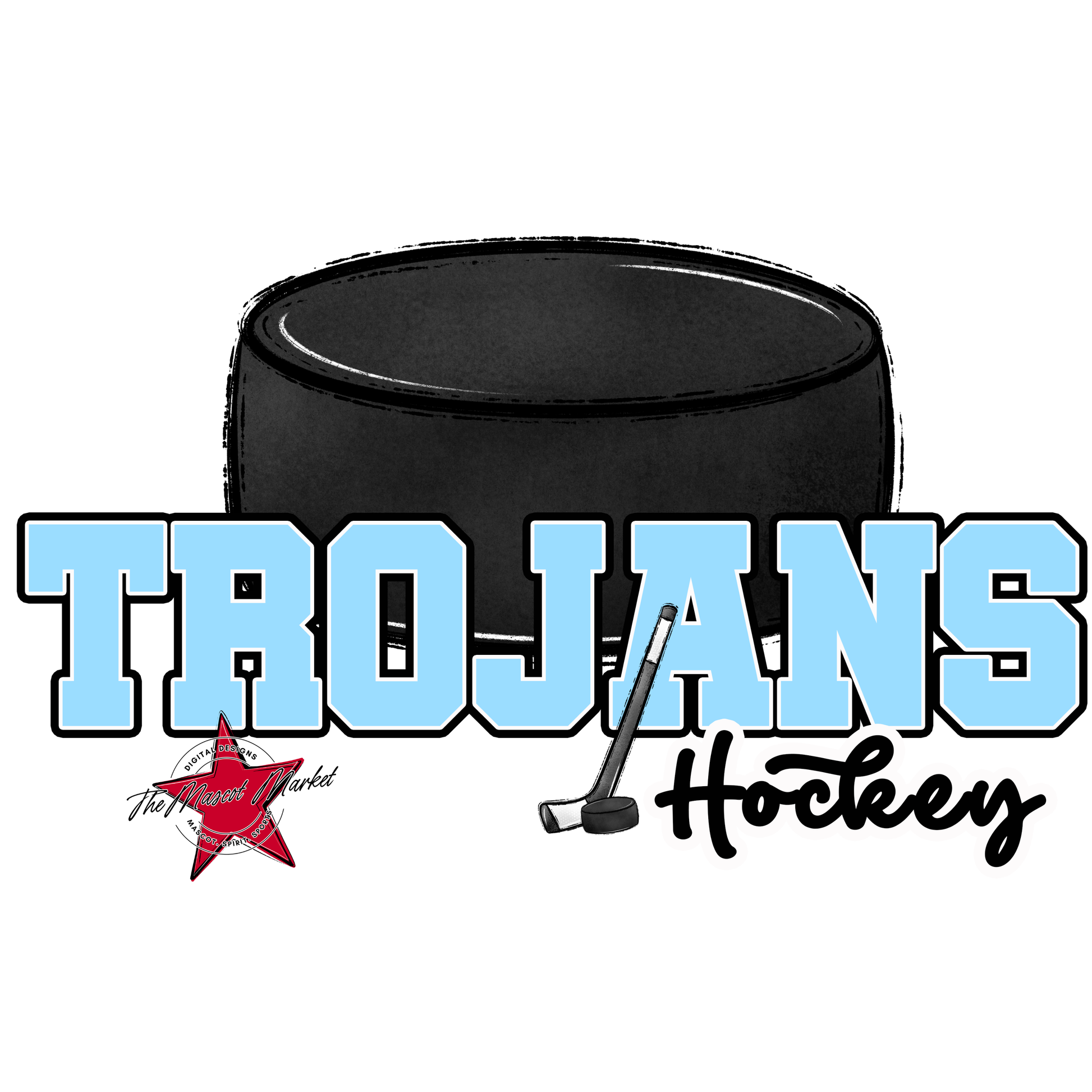 Trojans Varsity Hockey-Columbia Blue