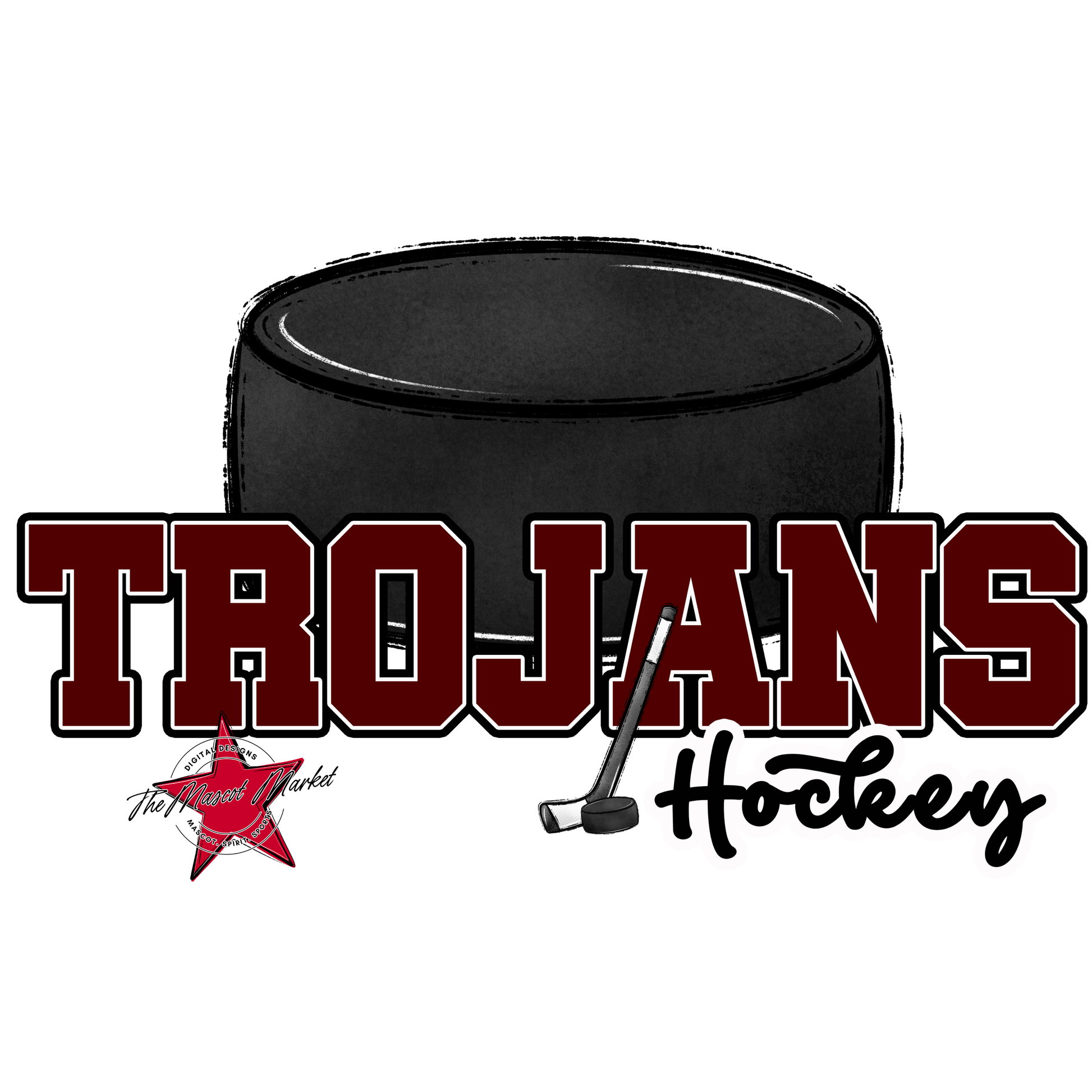 Trojans Varsity Hockey-Maroon
