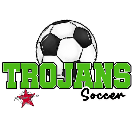 Trojans Varsity Soccer-Bright Green