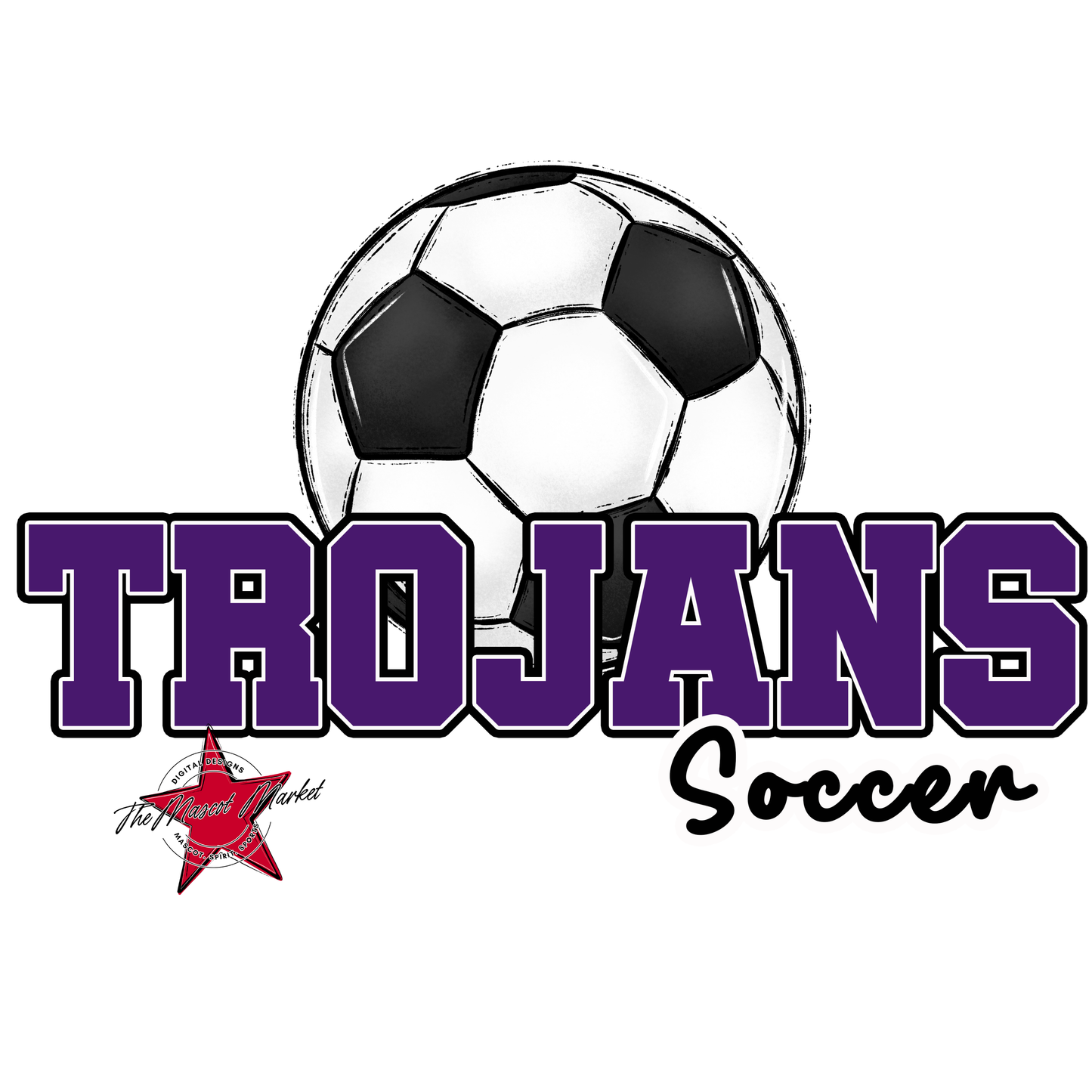 Trojans Varsity Soccer-Purple