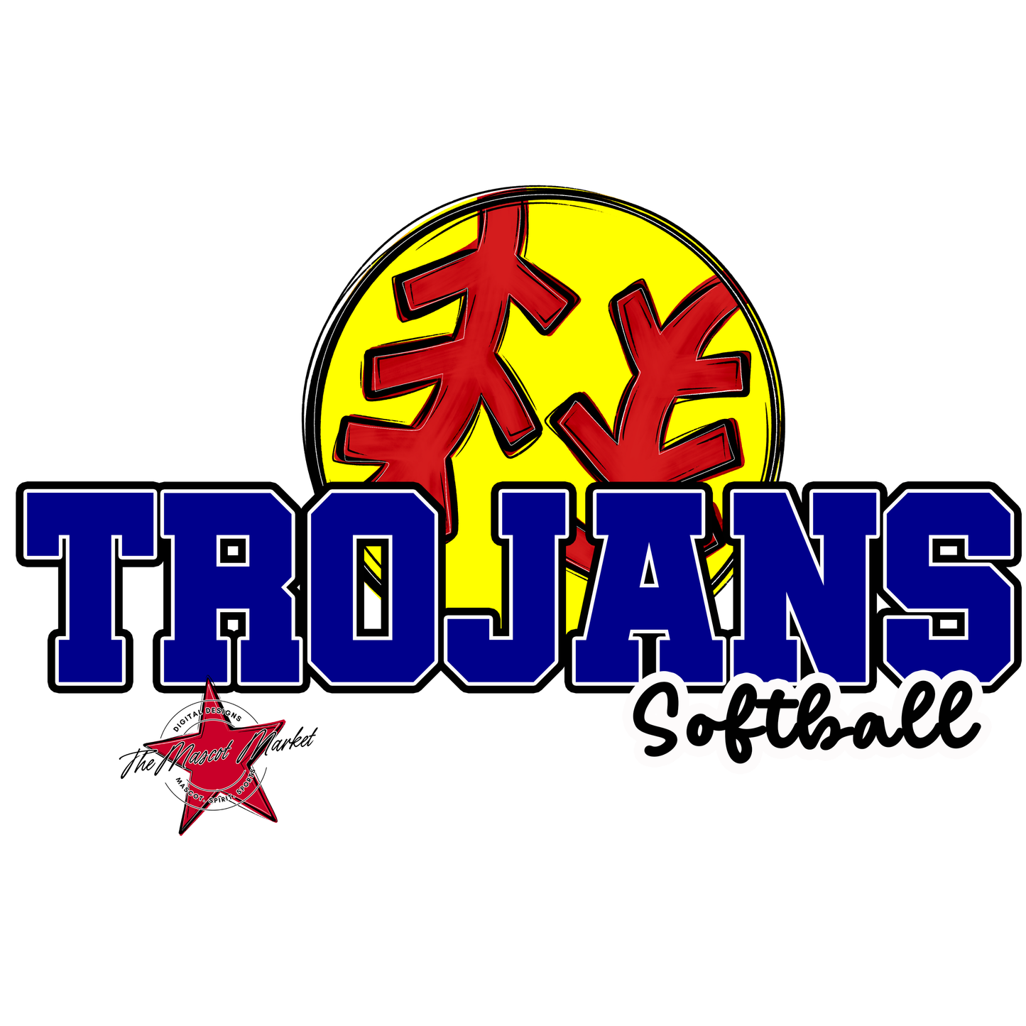 Trojans Varsity Softball-Blue