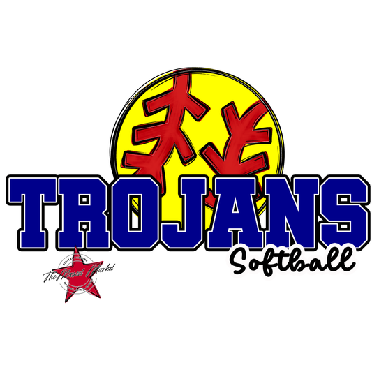 Trojans Varsity Softball-Blue