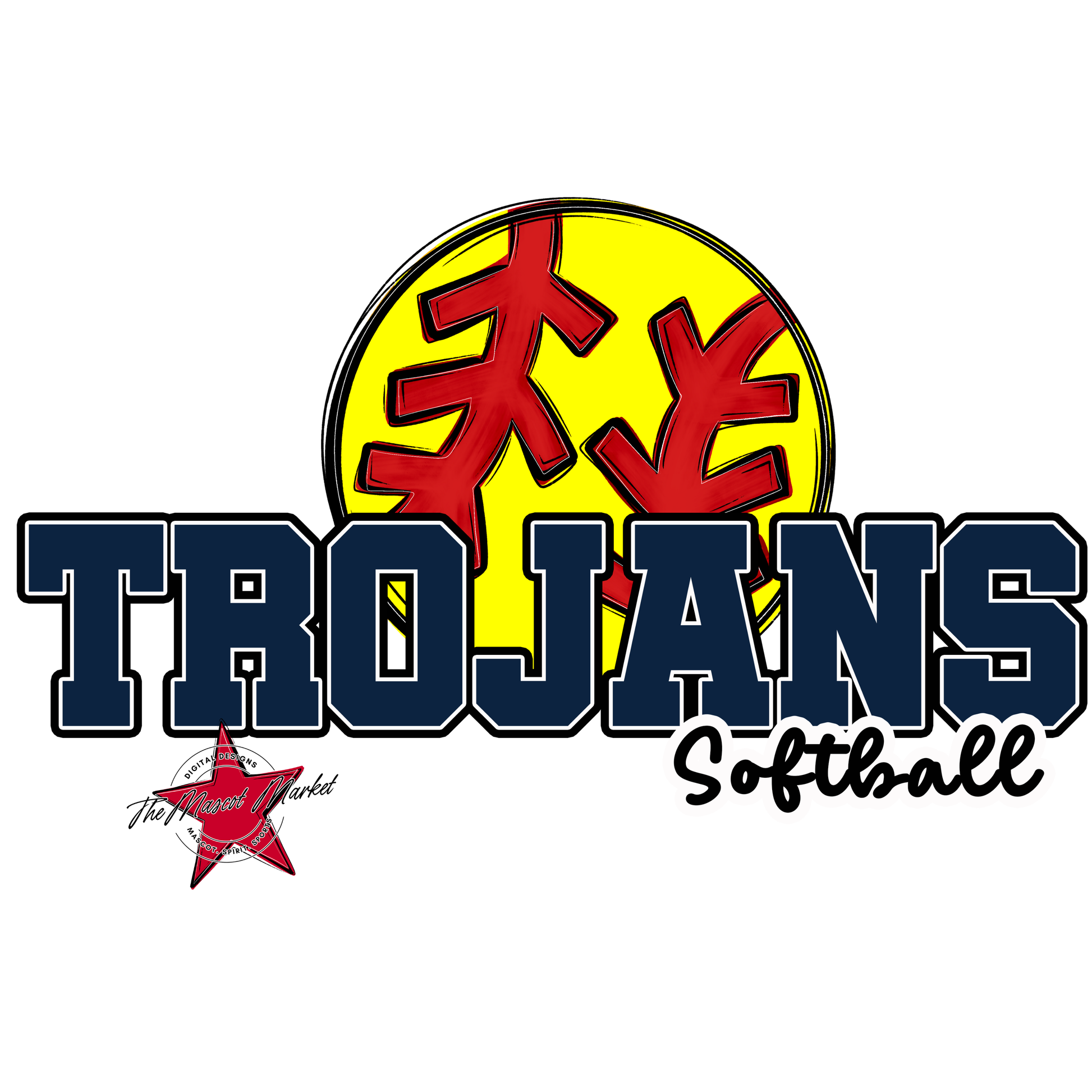 Trojans Varsity Softball-Navy