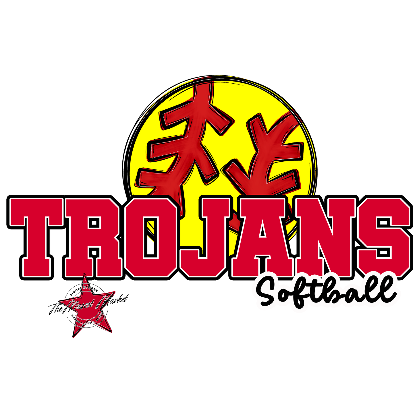 Trojans Varsity Softball-Red