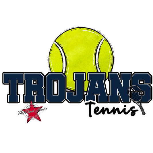 Trojans Varsity Tennis-Navy