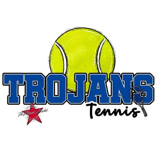 Trojans Varsity Tennis-Off Blue