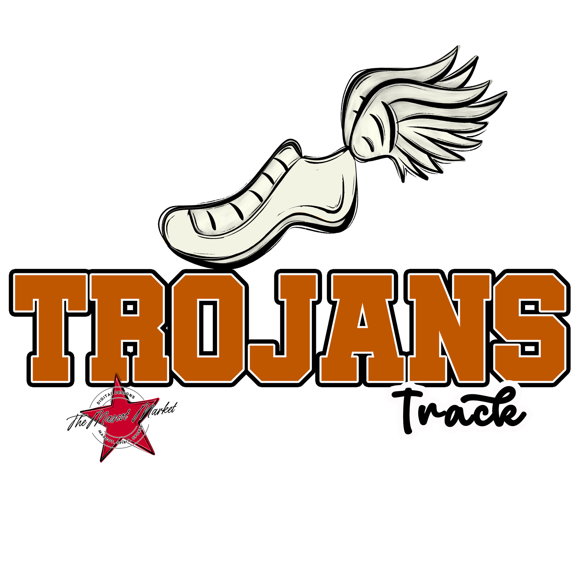 Trojans Varsity Track-Burnt Orange