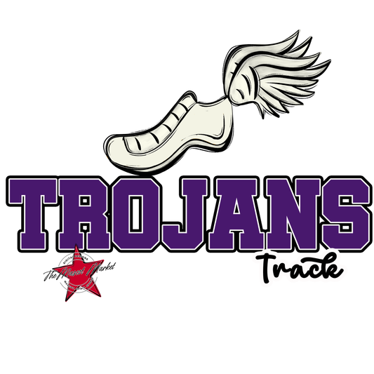 Trojans Varsity Track-Purple