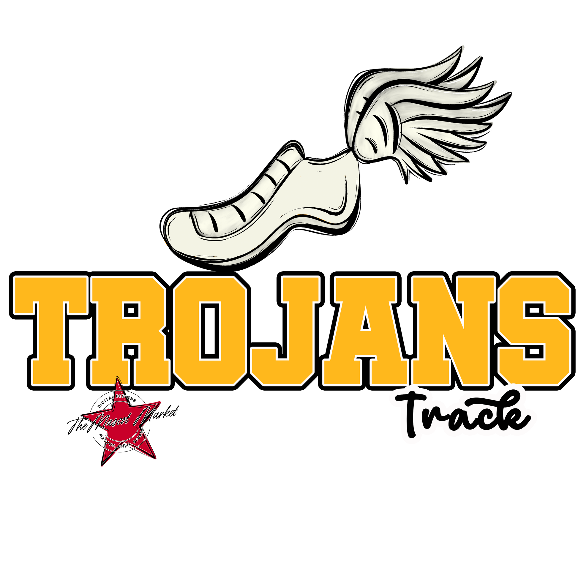Trojans Varsity Track-Yellow