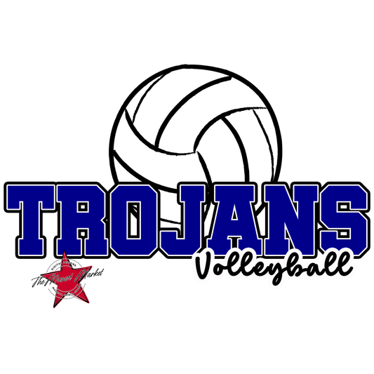 Trojans Varsity Volleyball-Blue