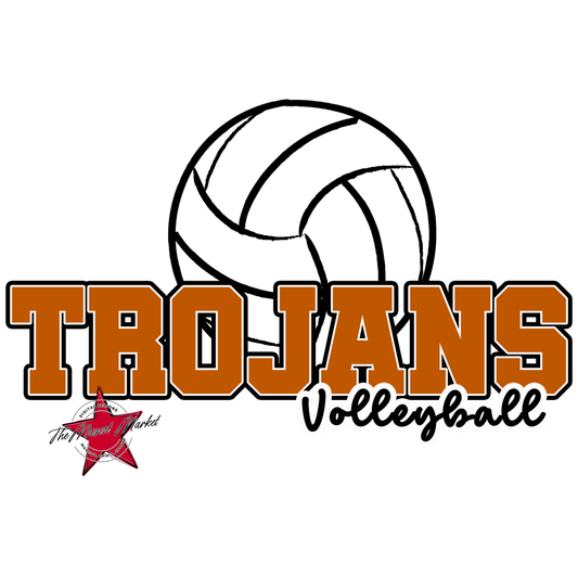 Trojans Varsity Volleyball-Burnt Orange