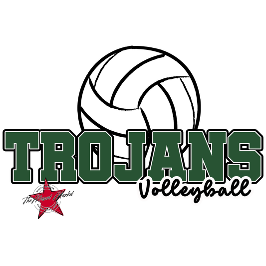 Trojans Varsity Volleyball-Green