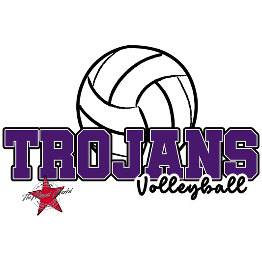 Trojans Varsity Volleyball-Purple