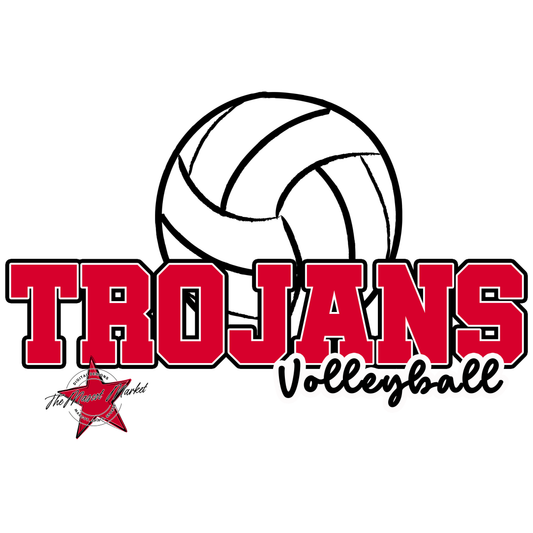Trojans Varsity Volleyball-Red