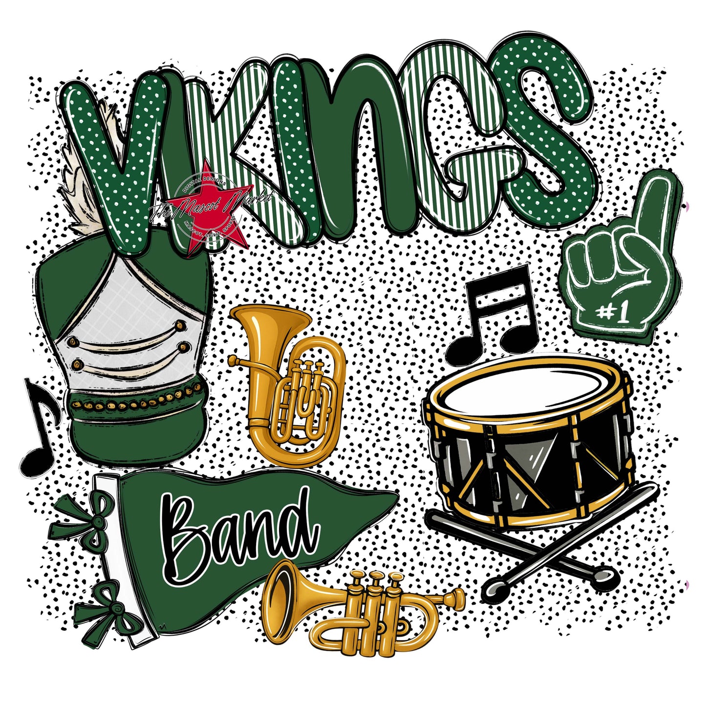 Vikings Band Spirit-Green