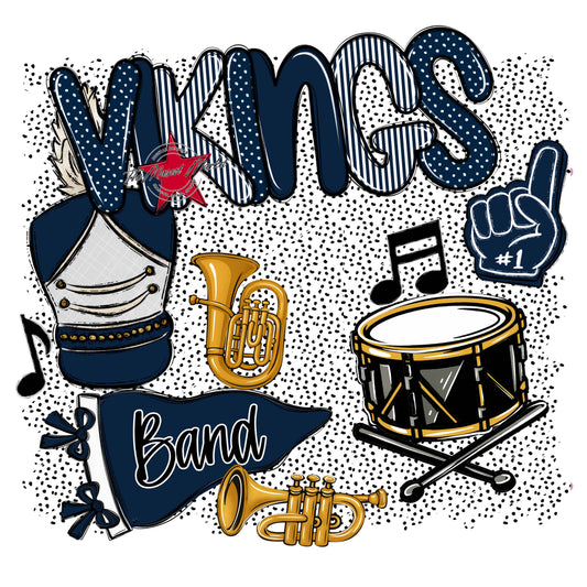 Vikings Band Spirit-Navy