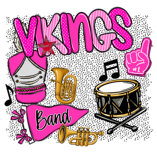 Vikings Band Spirit-Pink
