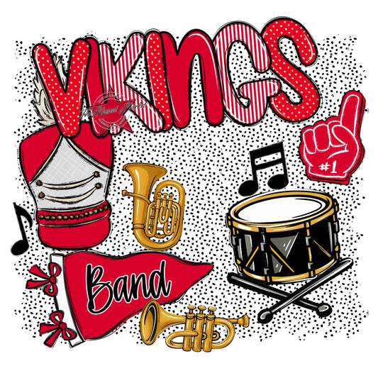 Vikings Band Spirit-Red