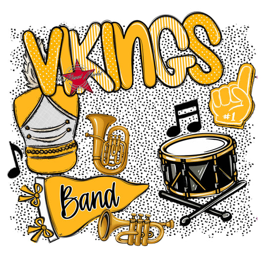 Vikings Band Spirit-Yellow