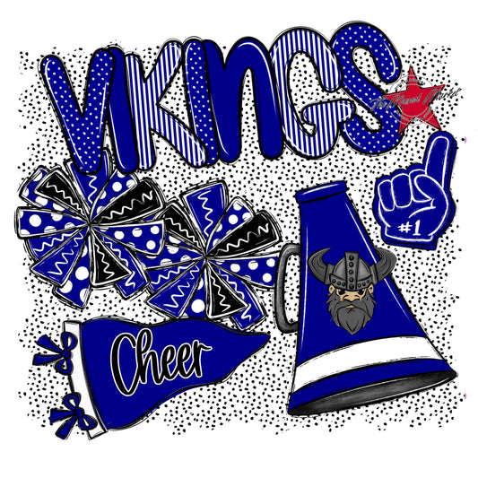 Vikings Cheer Spirit-Blue