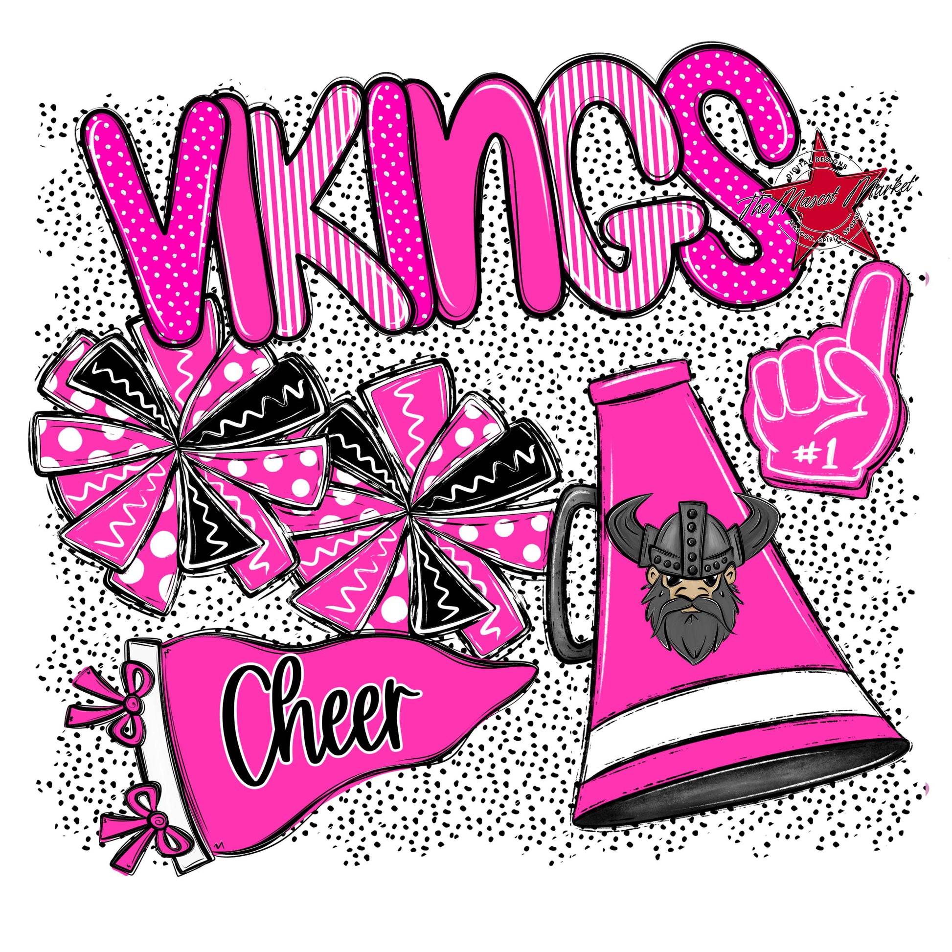 Vikings Cheer Spirit-Pink