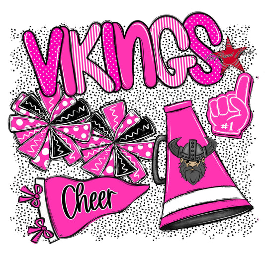 Vikings Cheer Spirit-Pink