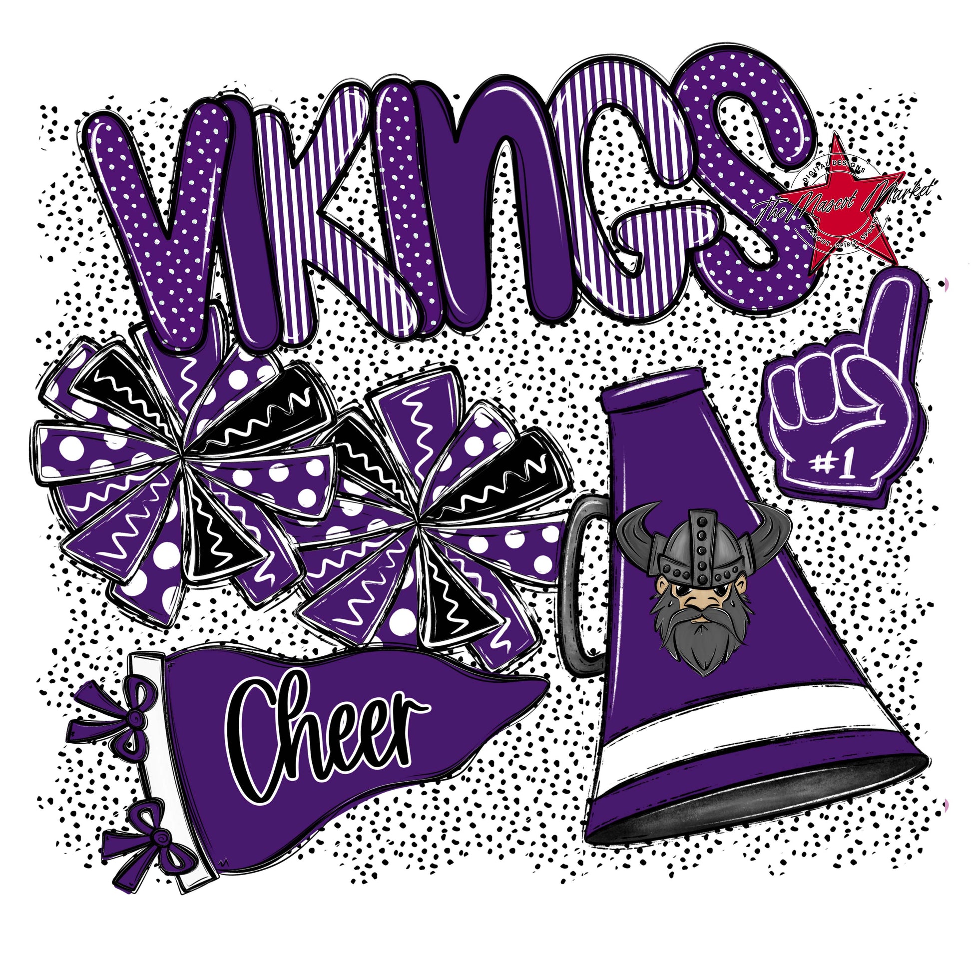 Vikings Cheer Spirit-Purple