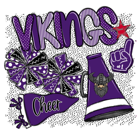 Vikings Cheer Spirit-Purple