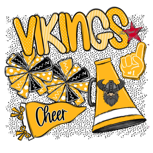 Vikings Cheer Spirit-Yellow
