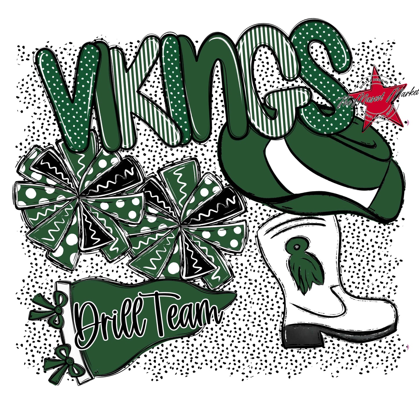 Vikings Drillteam Spirit-Green