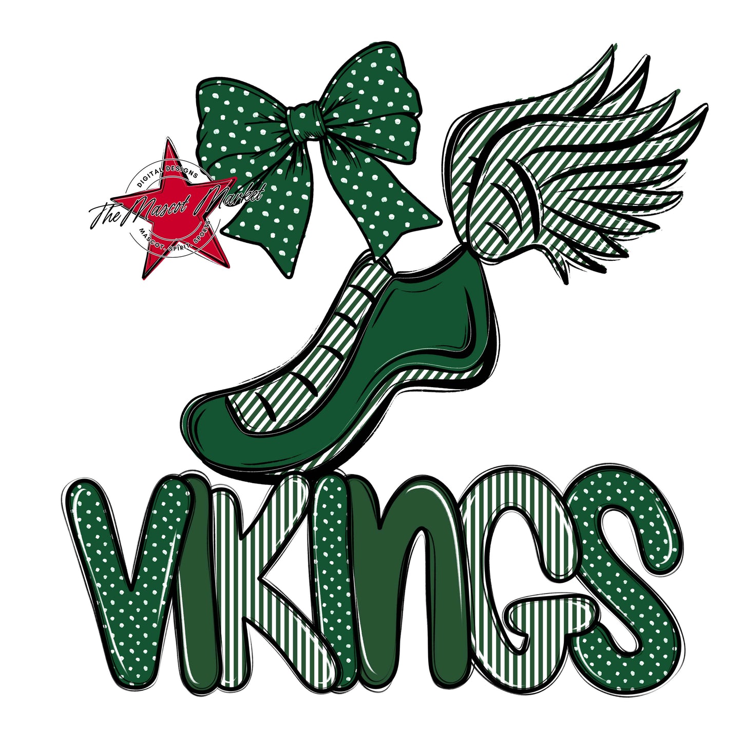 Vikings Track Spirit Design-Green