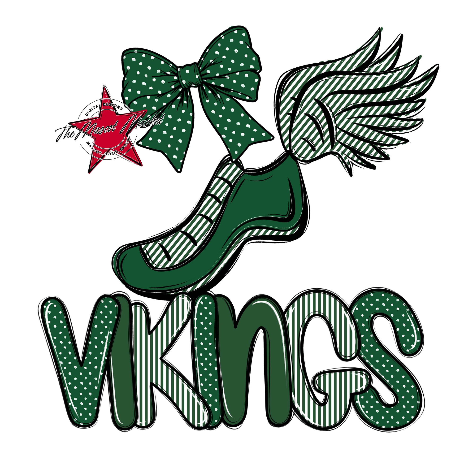 Vikings Track Spirit Design-Green