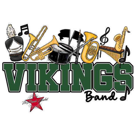 Vikings Varsity Band-Green
