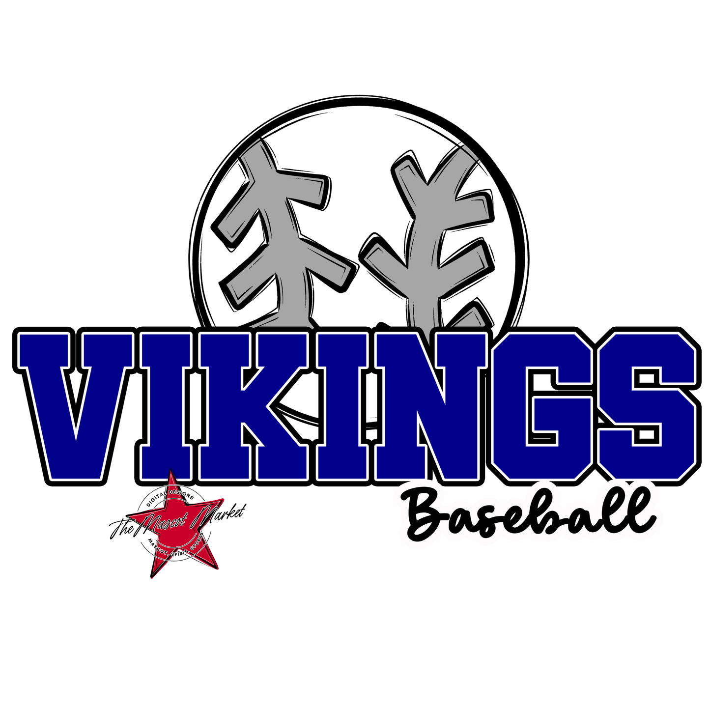 Vikings Varsity Baseball-Blue