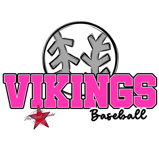 Vikings Varsity Baseball-Pink