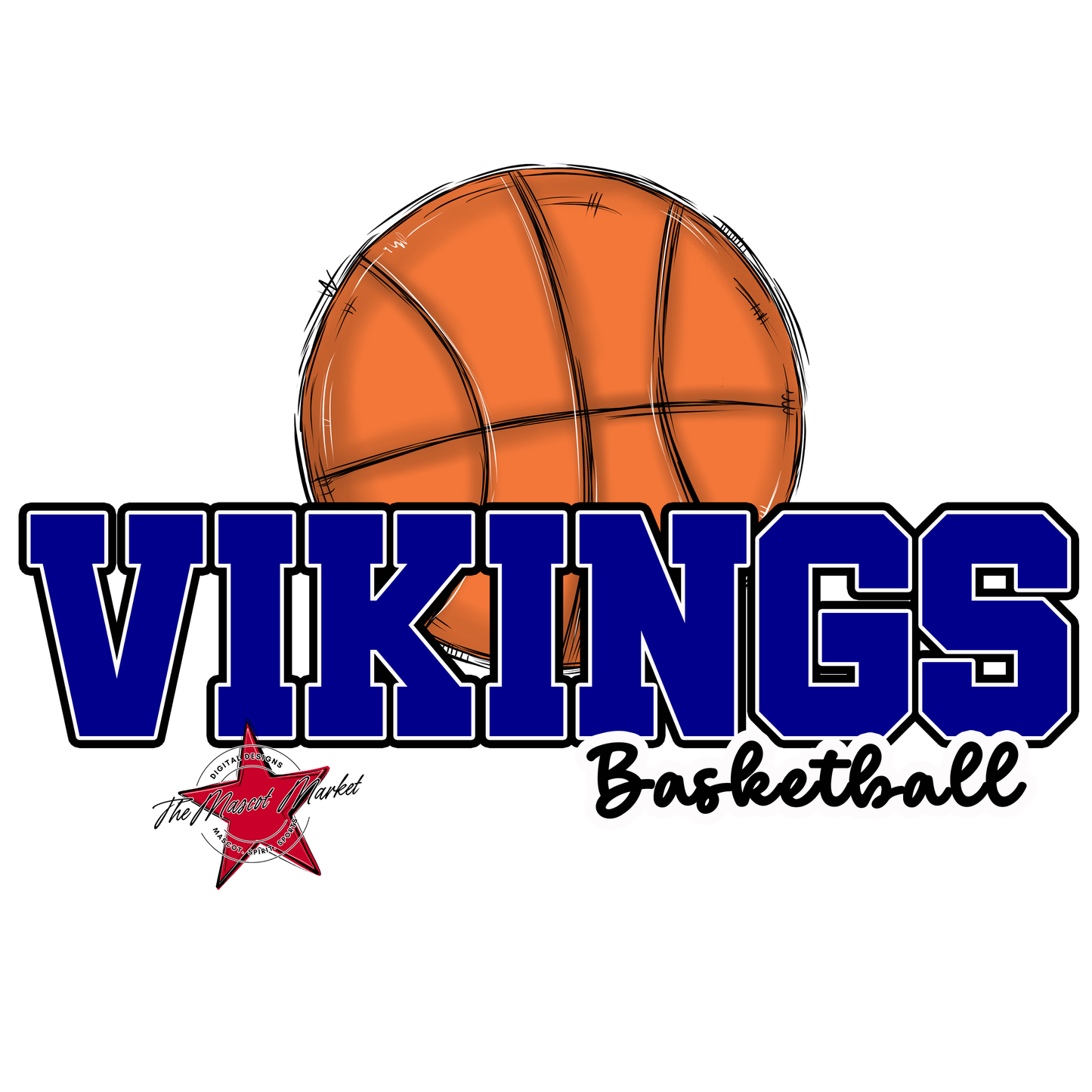 Vikings Varsity Basketball-Blue