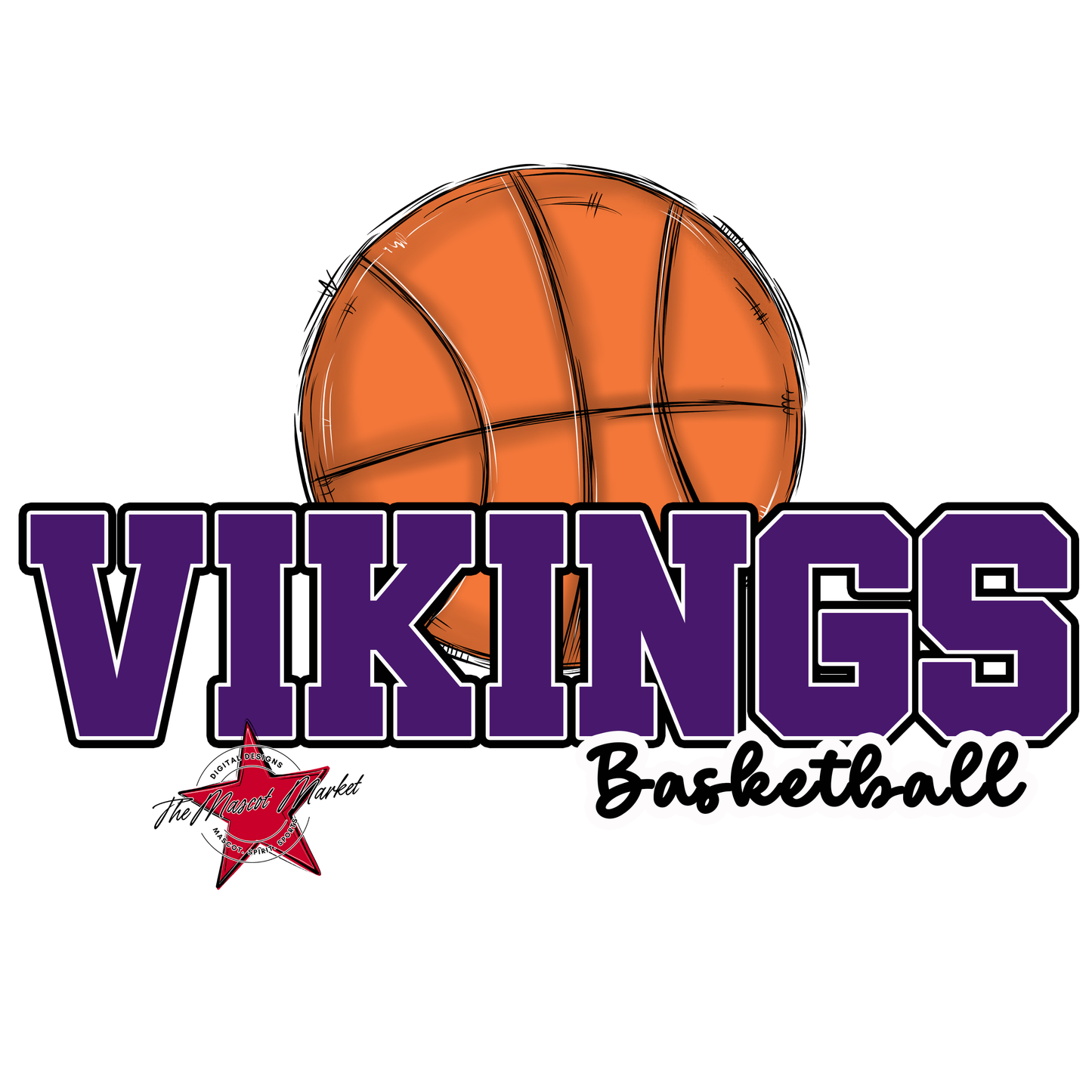 Vikings Varsity Basketball-Purple