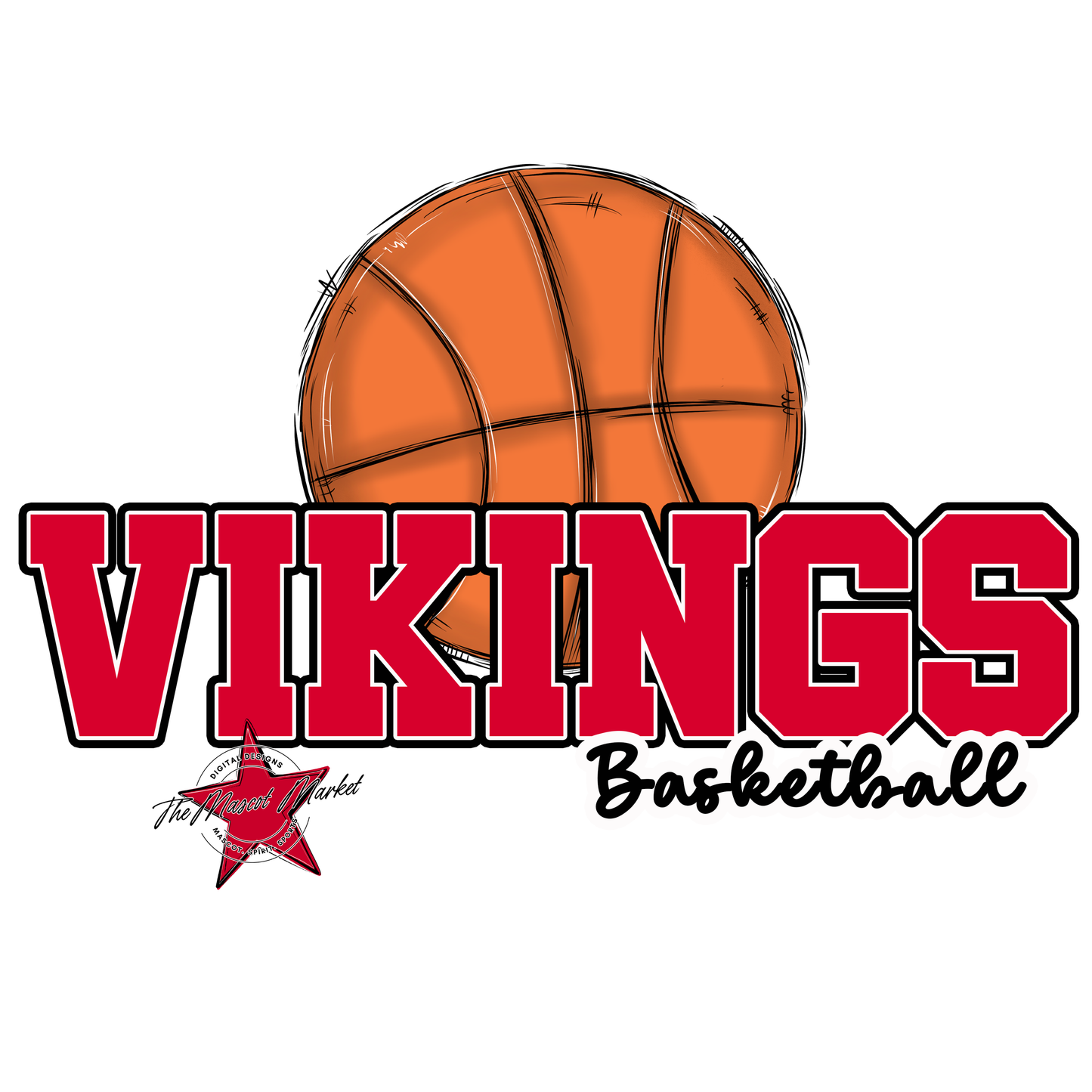 Vikings Varsity Basketball-Red