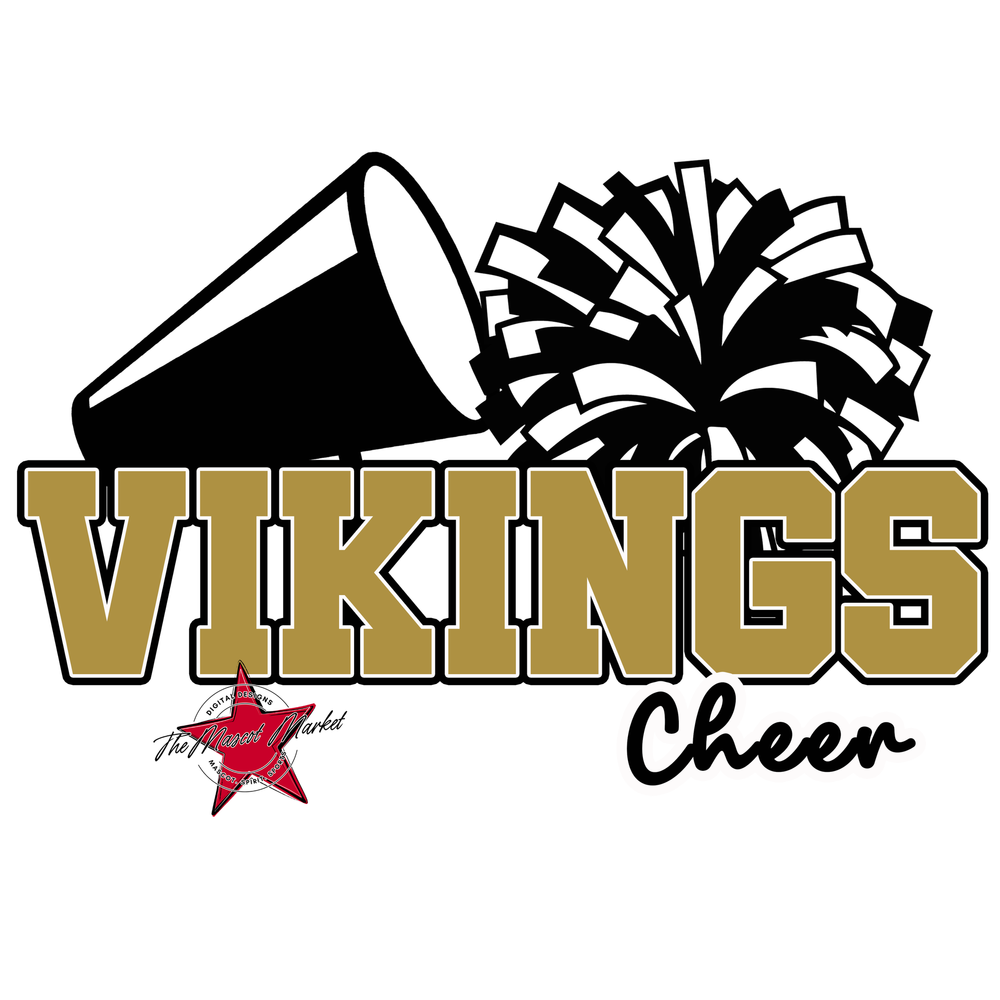 Vikings Varsity Cheer-Gold
