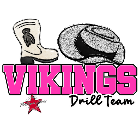 Vikings Varsity Drillteam-Pink