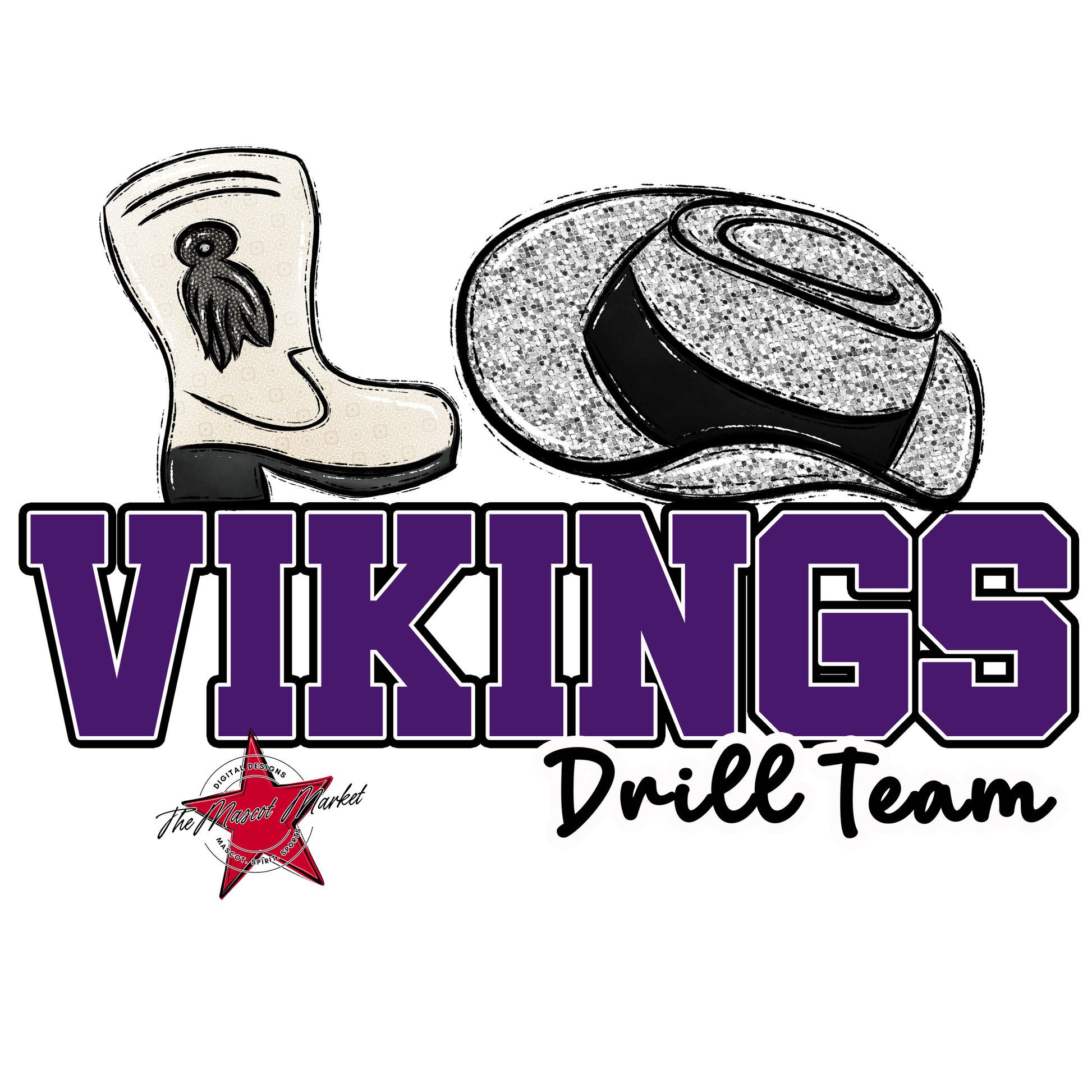 Vikings Varsity Drillteam-Purple
