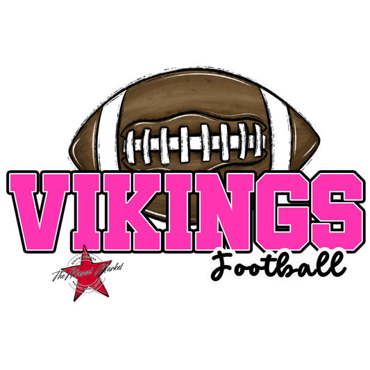 Vikings Varsity Football-Pink