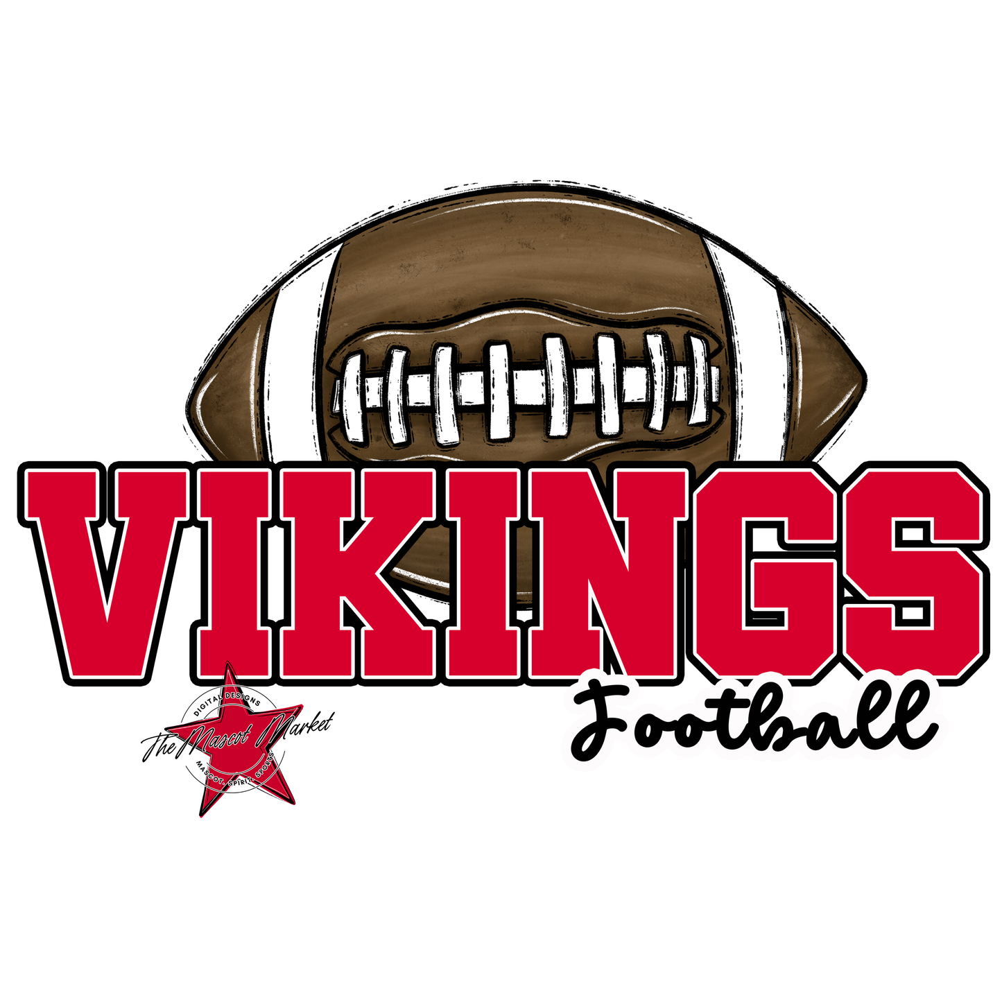 Vikings Varsity Football-Red