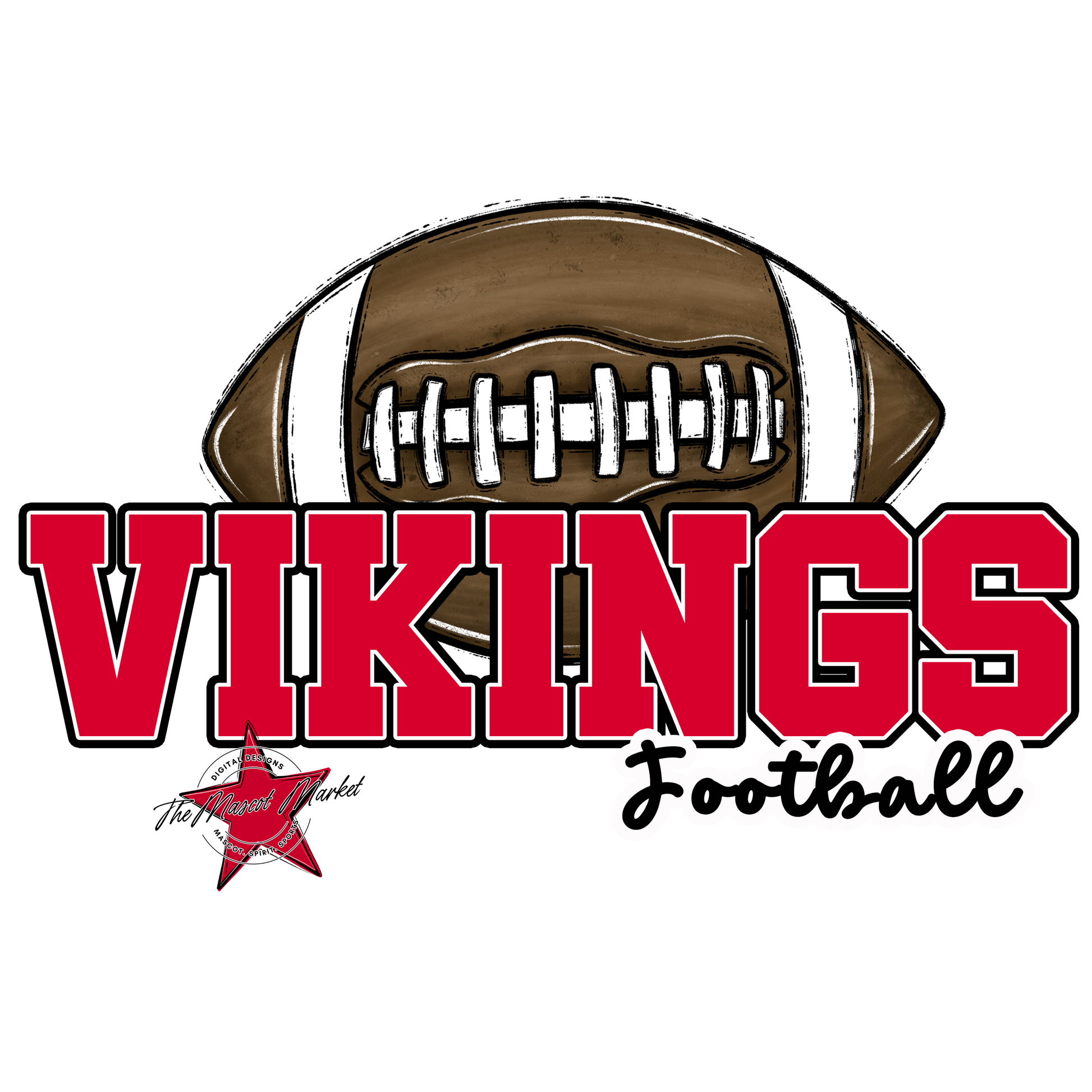 Vikings Varsity Football-Red
