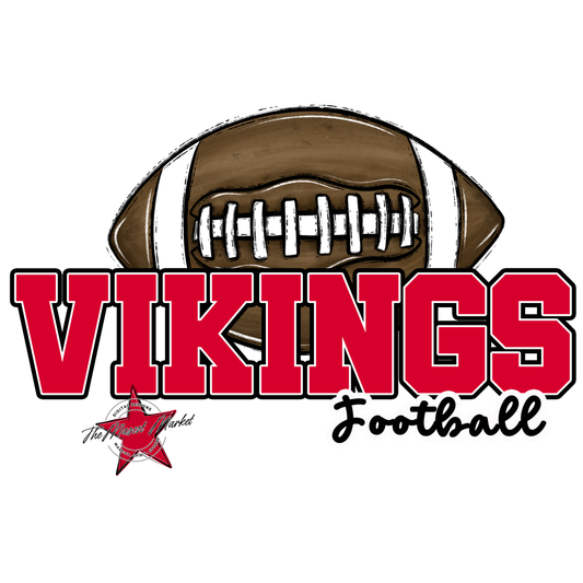 Vikings Varsity Football-Red