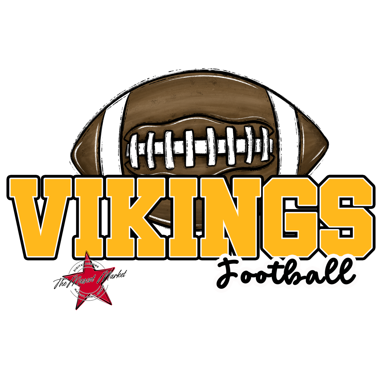 Vikings Varsity Football-Yellow