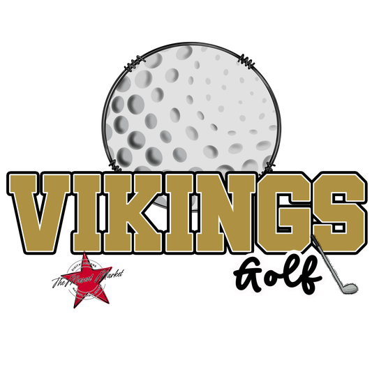 Vikings Varsity Golf-Gold