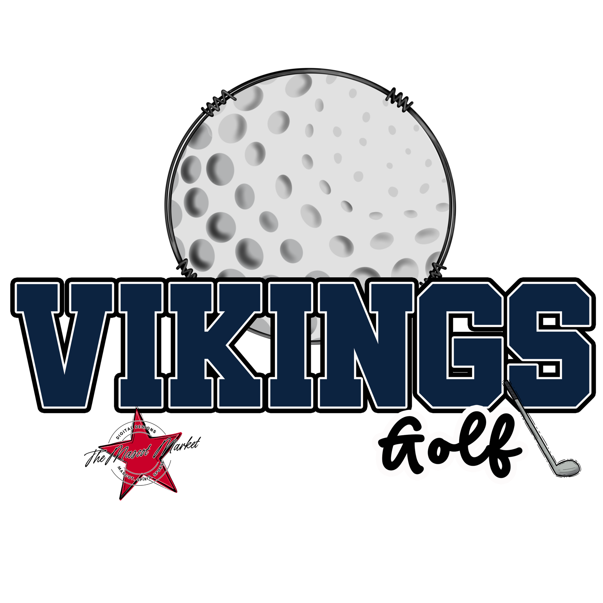 Vikings Varsity Golf-Navy