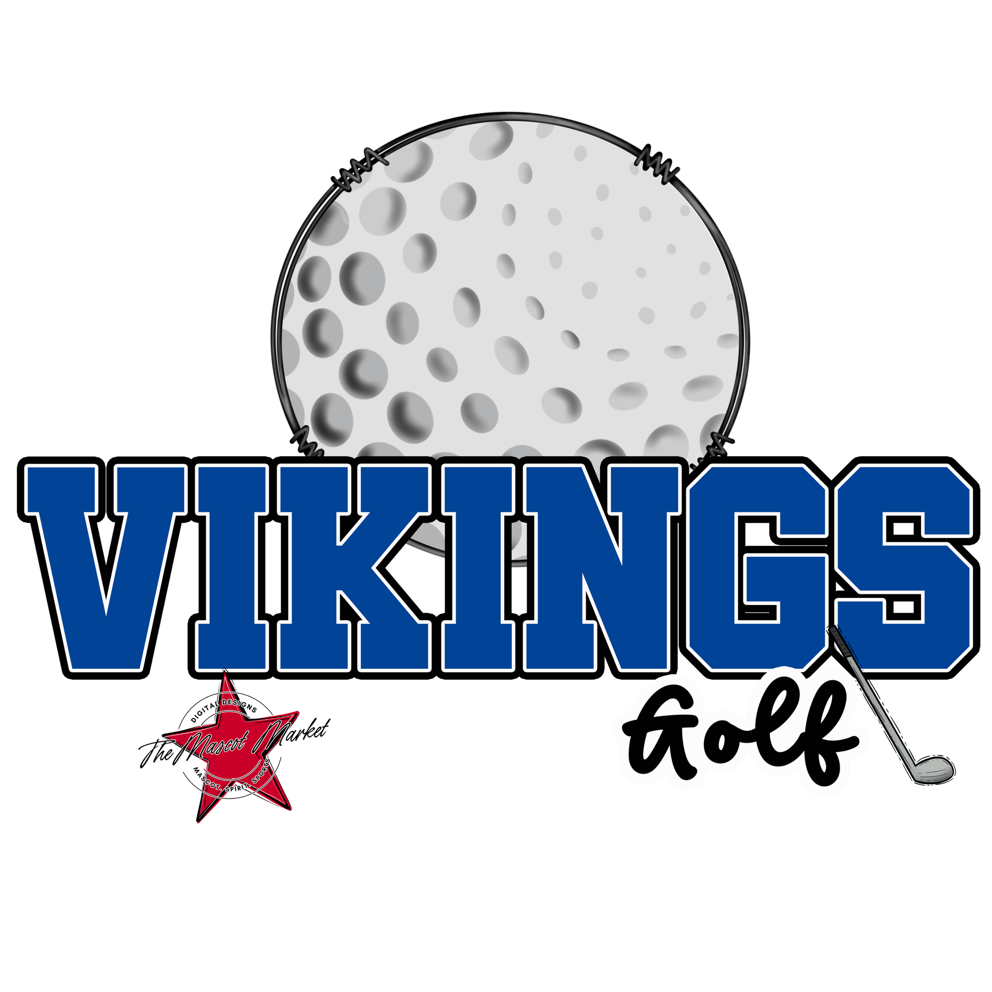 Vikings Varsity Golf-Off Blue