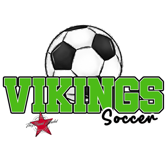 Vikings Varsity Soccer-Bright Green